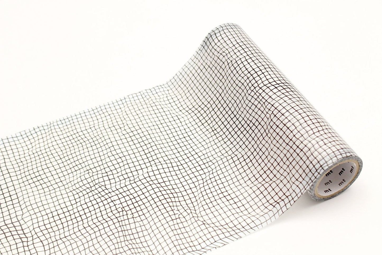 mt Washi Japanese Wrapping paper, Wrinkled grid, 155 mm x 5 mtrs (Pack of 1)