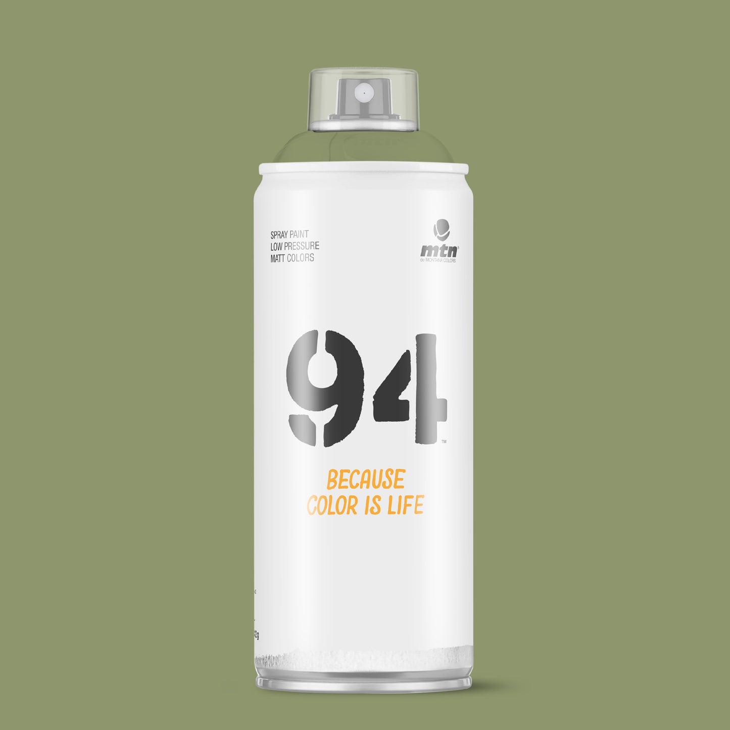 MTN 94 Low Pressure Spray Paints | DIY, Quick Drying, Matt finish, Porous, Non-porous, Metal, Wood, and Walls - 400ml - Thai Green Shade