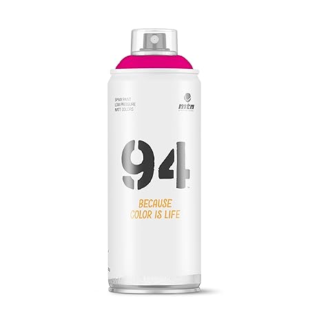 MTN 94 Speciality Low Pressure Fluroscent Spray Paints | DIY, Quick Drying with Matt finish for most surfaces like Porous, Non-porous, Metal, Wood, and Walls - 400ml