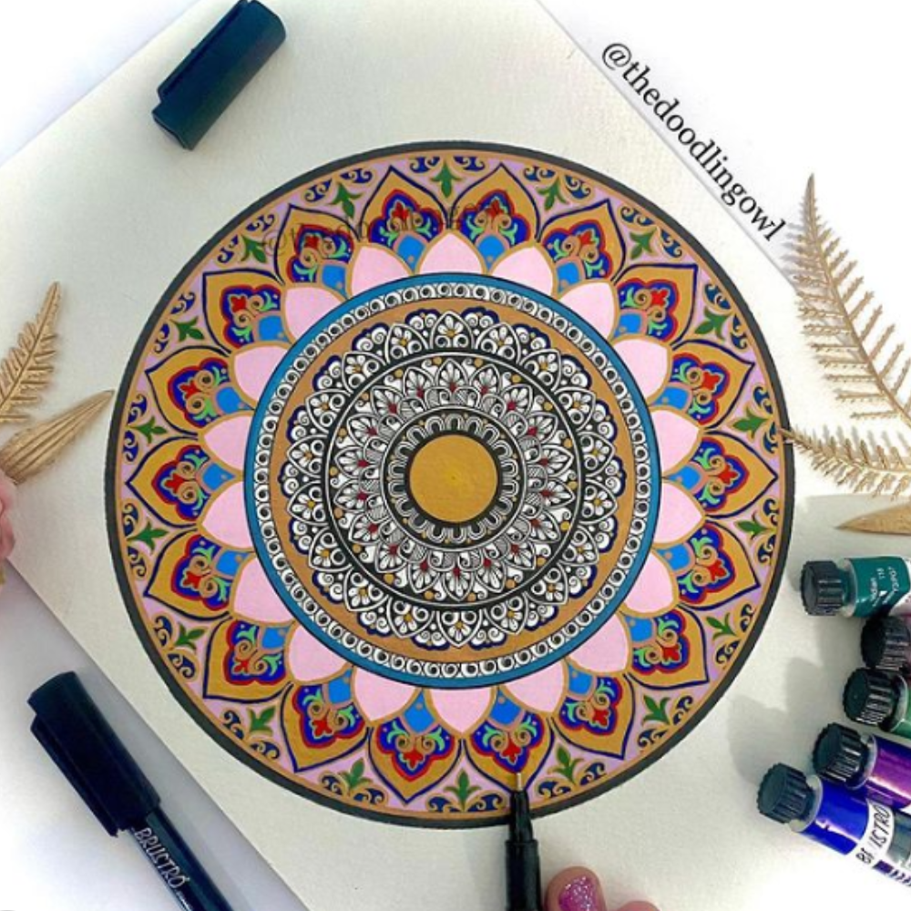 BRUSTRO Professional Pigment Based Fineliner Pen | Black | Set of 6 - Tip Size 0.05mm, 0.1mm, 0.2mm, 0.3mm, 0.5mm, 0.8mm |Ideal For Technical Drawing,Waterproof,Artist Illustration,Sketching,Mandala