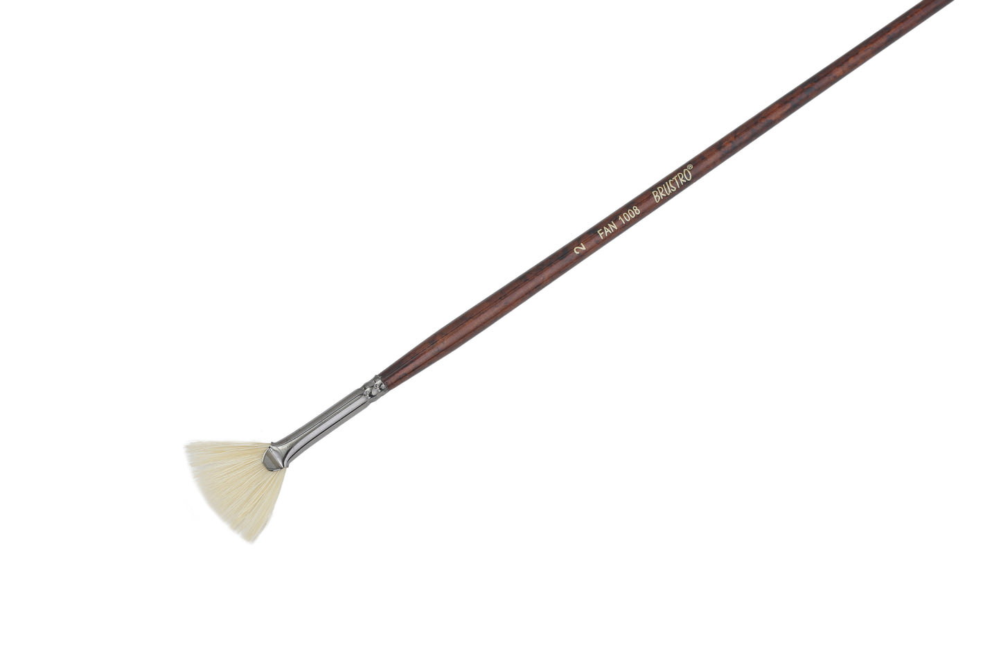 Brustro Artists Bristle White Fan Brush Series 1008
