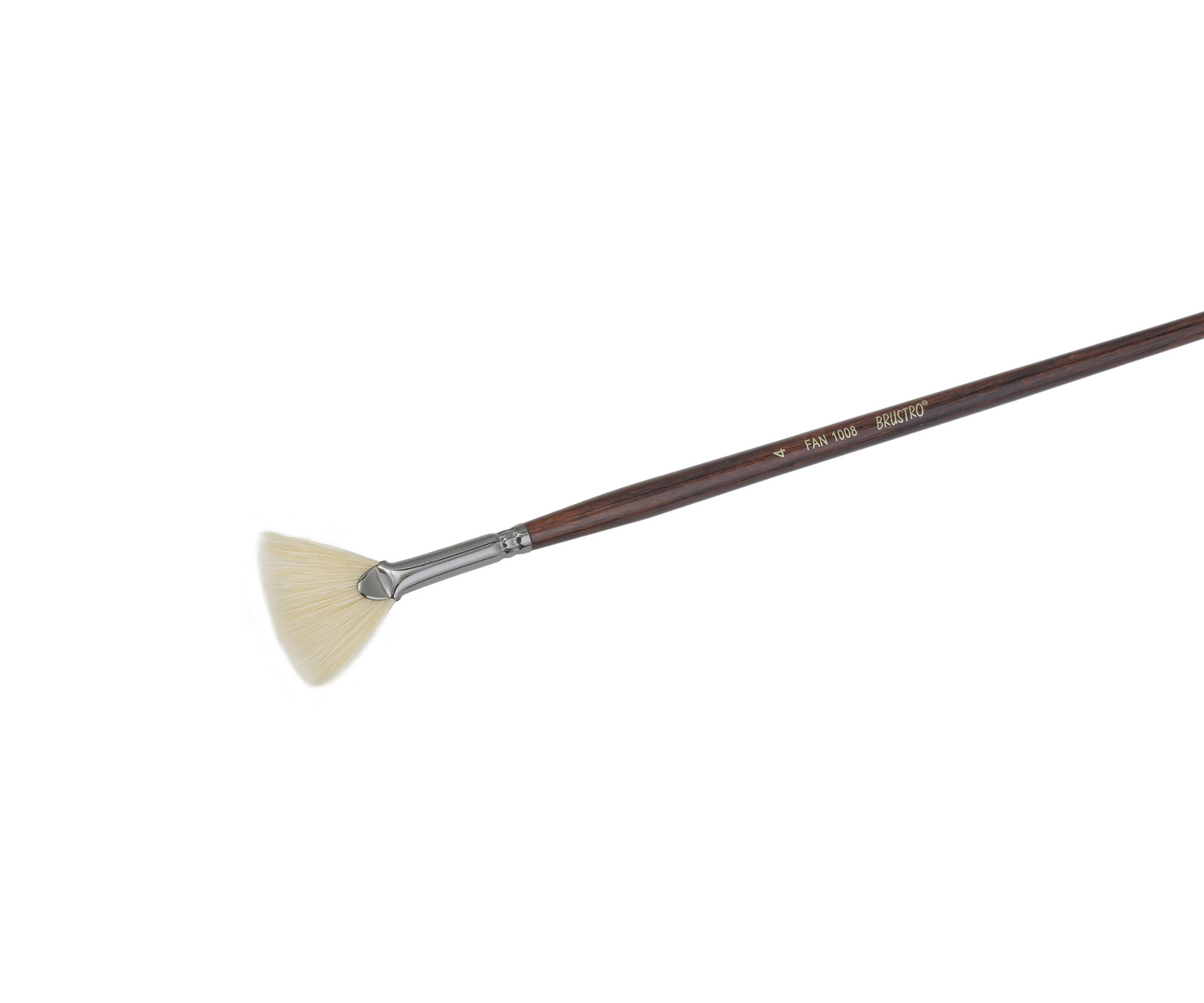 Brustro Artists Bristle White Fan Brush Series 1008