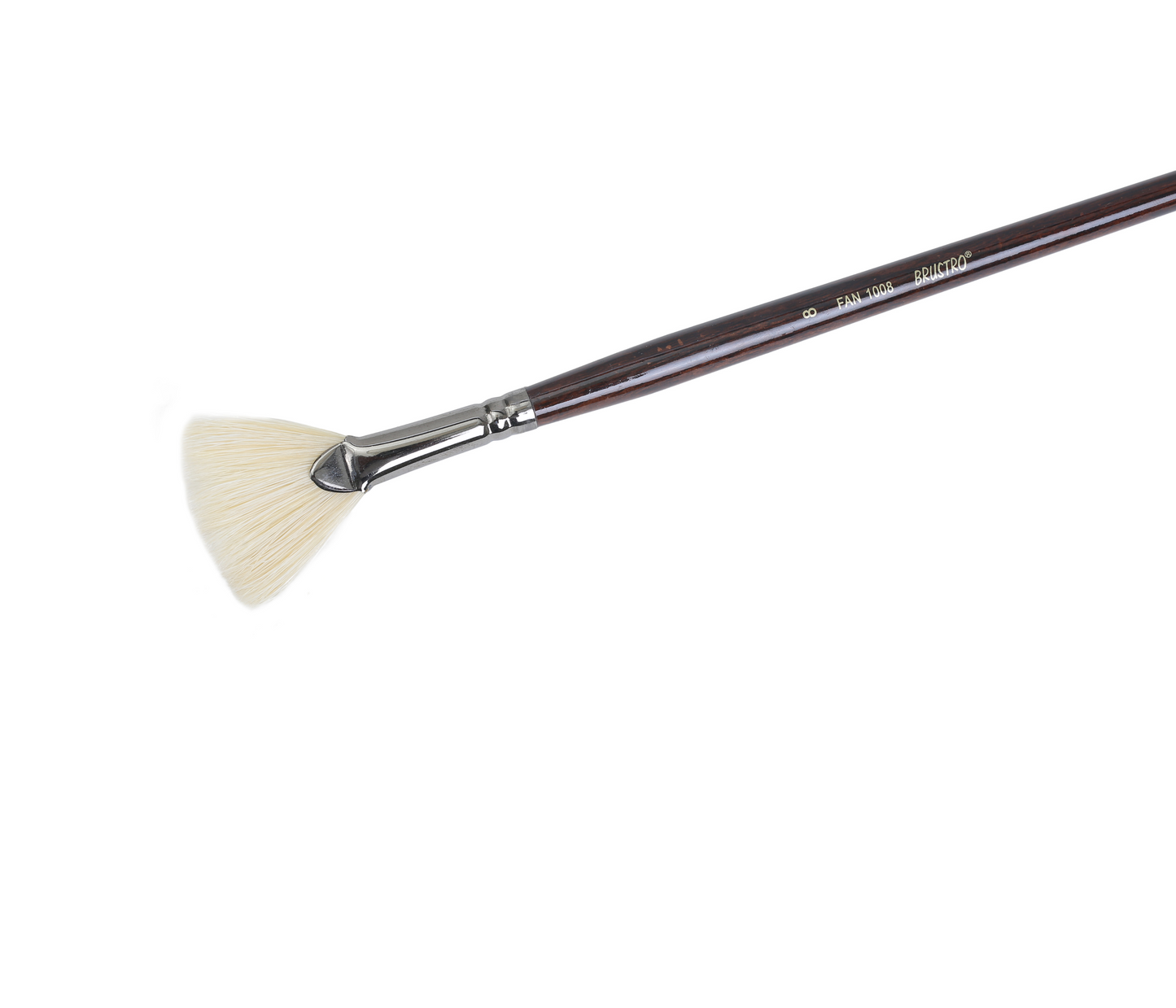 Brustro Artists Bristle White Fan Brush Series 1008