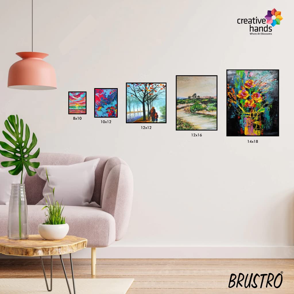 Brustro 100% Cotton Canvas Board Medium Grain 18"x24" (Pack of 2)