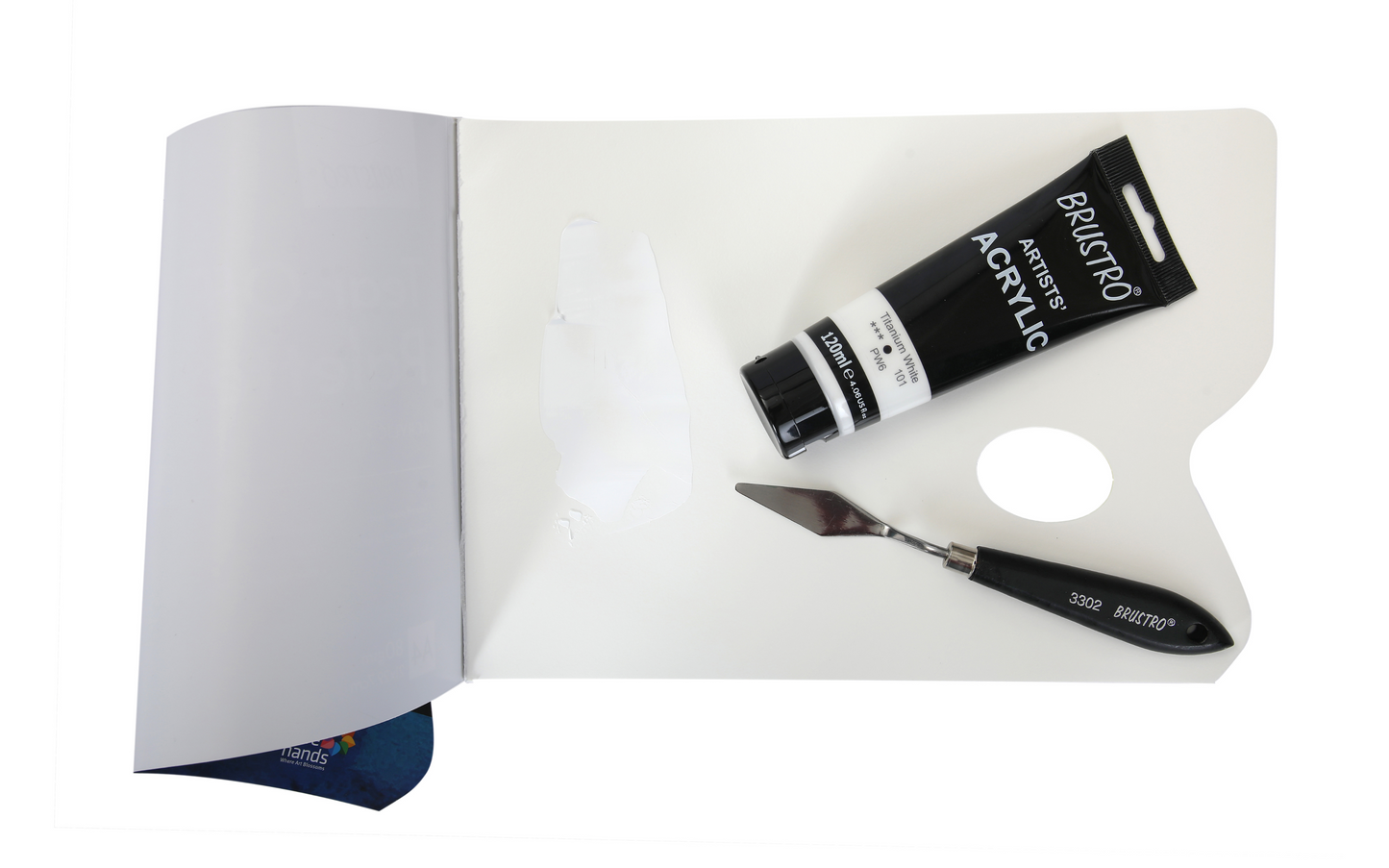 Brustro Arists' Acrylic 120ml Titanium White