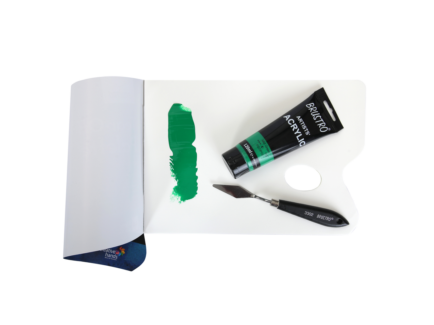 Brustro Arists' Acrylic 120ml Mid Green