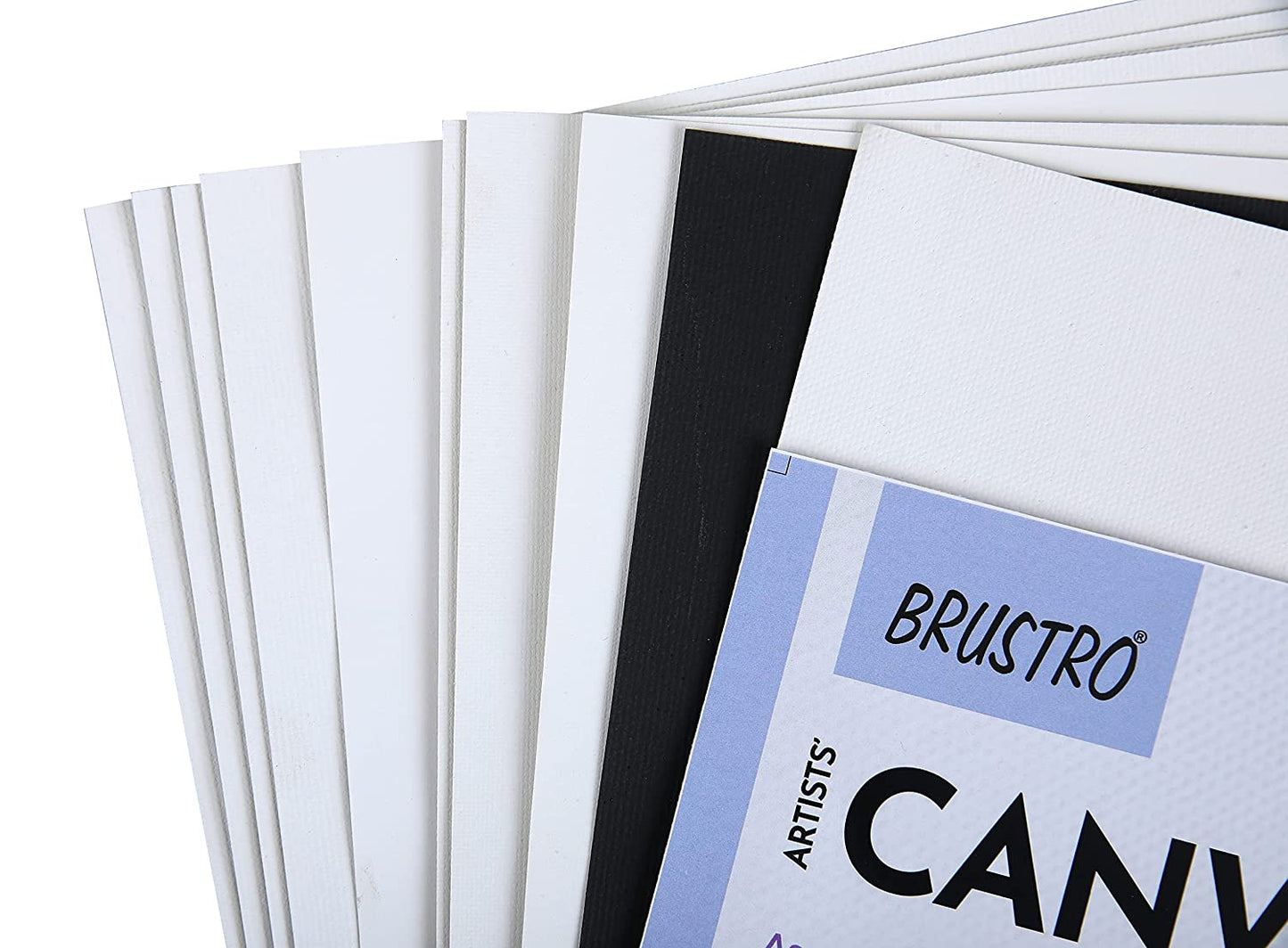 Brustro Artists Canvas Cloth Cut to Size Assorted A4 (Pack of 10)