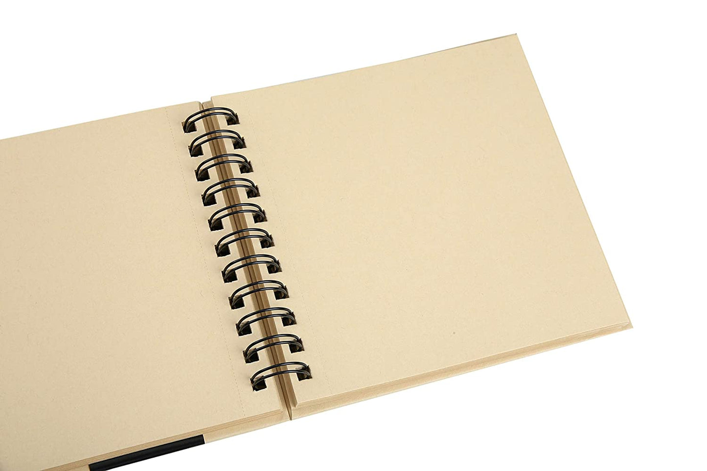 Brustro Toned Paper - Kraft Sketchbook, Wiro Bound, Size A5, 100GSM (100 Sheets) 200 Pages