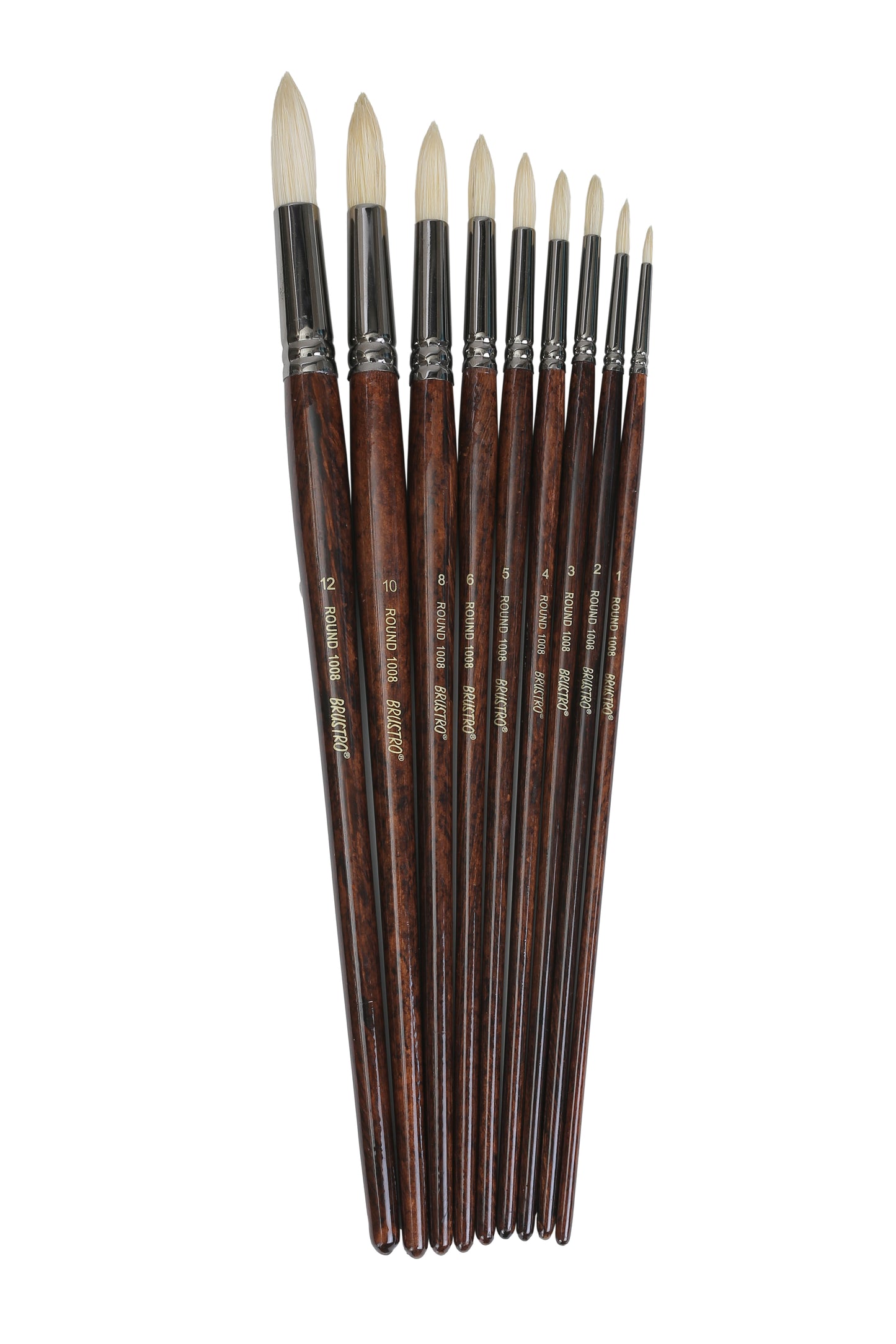 Brustro Artists Bristle White Round Brush Series 1008