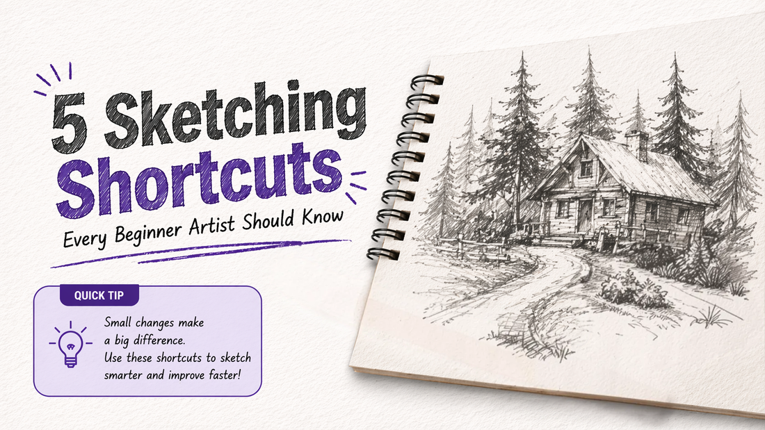 5 Sketching Shortcuts Every Beginner Artist Should Know