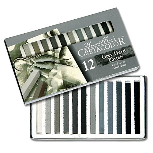 Cretacolor Hard Pastel Carre Grey Set of 12