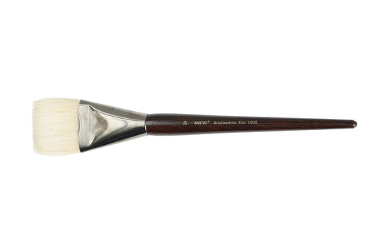 Brustro Artists Bristlewhite Flat Brush Series - 1008 - Brush No. 24 (for Oil & Acrylic)