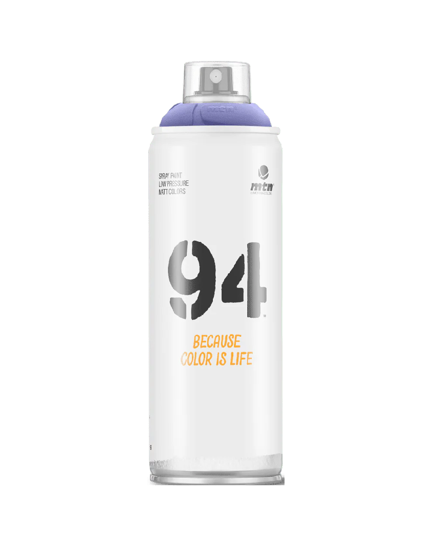 MTN 94 Low Pressure Spray Paints | DIY, Quick Drying, Matt finish, Porous, Non-porous, Metal, Wood, and Walls - 400ml - Blue (Destiny Voilet) Shade