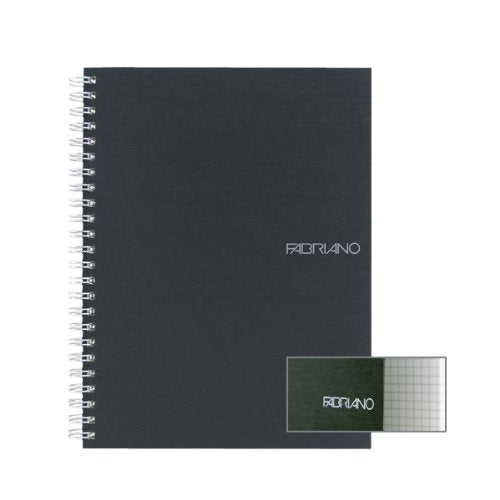 Fabriano Ecoqua A4 Spiral Bound Graph 5MM Notebook