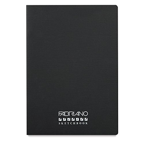 Fabriano Accademia Sketchbook 120 GSM A4, Paper Colour - White, 24 Sheets