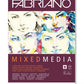 Fabriano Mixed Media Papers, 250 GSM -40 White Sheets (21 X 29.7 cm)