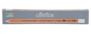 Cretacolor Artists' White Chalk Pencils Soft, Set of 3 (Pack of 2)