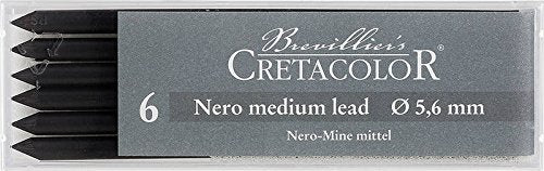 Cretacolor Artists' Nero Leads Medium (Set of 6)