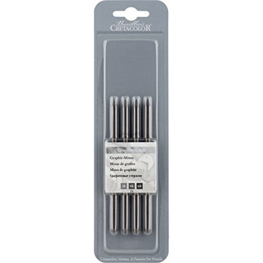 Cretacolor Artists' Graphite Leads (Blister Pack of 4)