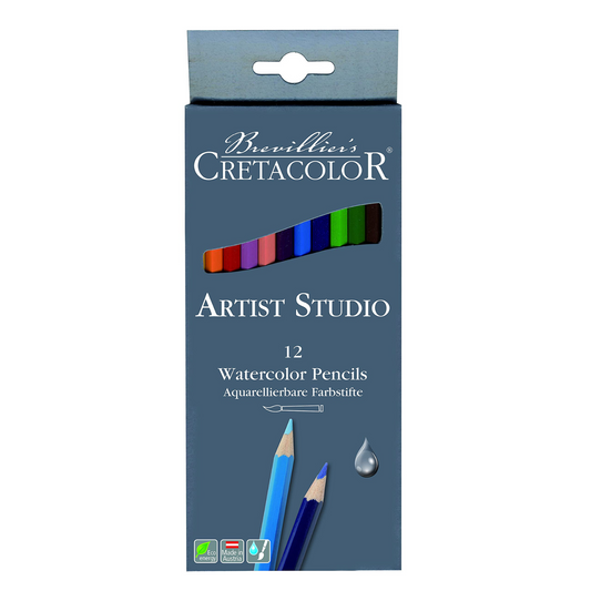 Cretacolor Artists Studio Line Watercolor Pencil Set of 12