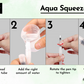 Brustro Aqua Squeeze Leak Proof Watercolour Brush Pen Flat, Small,Medium,Large (Assorted) - Pack of 3