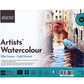 BRUSTRO Artist's Gouache Colours (Set of 12x12ml Tubes) With Watercolour Wiro Bound Paper Pad | 300 GSM, A4, 25% Cotton, Cold Pressed, 15 Sheets and AquaBloom Paint Brushes (Set of 6, Round)
