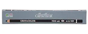 Cretacolor Artists' Nero Pencils Soft Set of 3 Pencils (Pack of 2)