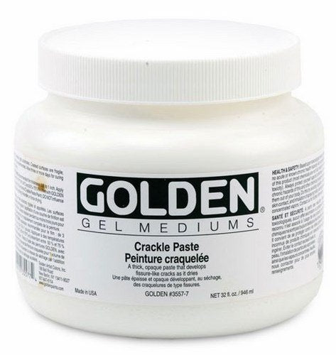 Golden Gel Mediums Crackle Paste 946 ML