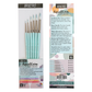 BRUSTRO Artist's Gouache Colours (Set of 12x12ml Tubes) With Watercolour Wiro Bound Paper Pad | 300 GSM, A4, 25% Cotton, Cold Pressed, 15 Sheets and AquaBloom Paint Brushes (Set of 6, Round)