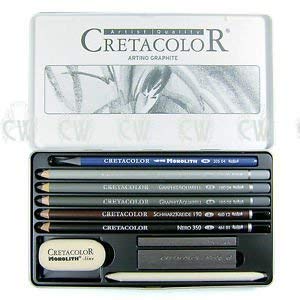 Cretacolor Artino Watersoluble Graphite Set of 10