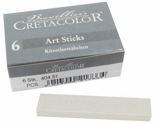 Cretacolor Art Sticks 7 X 14MM - White Chalk Dry