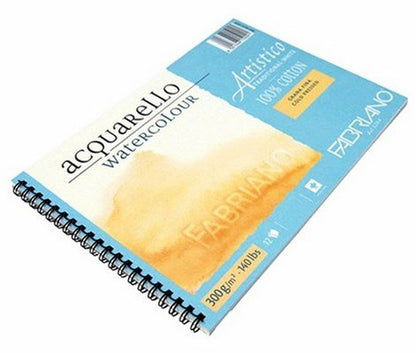 Fabriano Artistico Traditional White Watercolour Spiral Pad (OPEN STOCK)