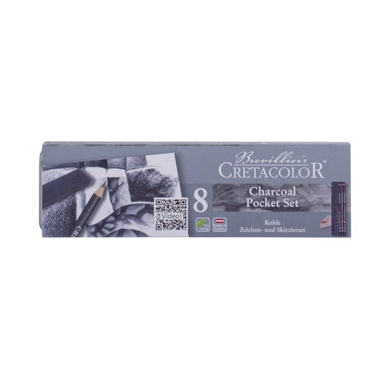 Cretacolor Charcoal Pocket Set of 8