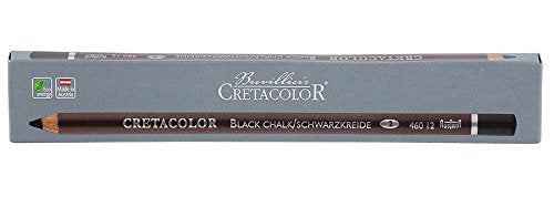 Cretacolor Artists' Black Pastel Pencils Hard (Pack of 6)