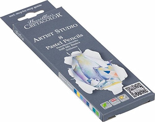 Cretacolor Artists Studio Line Pastel Pencil Set of 8 - Still life Basics