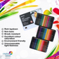 Brustro Artists Colour Pencil Set of 72 (in Elegant tin Box) with Fabriano Sketch Book A4