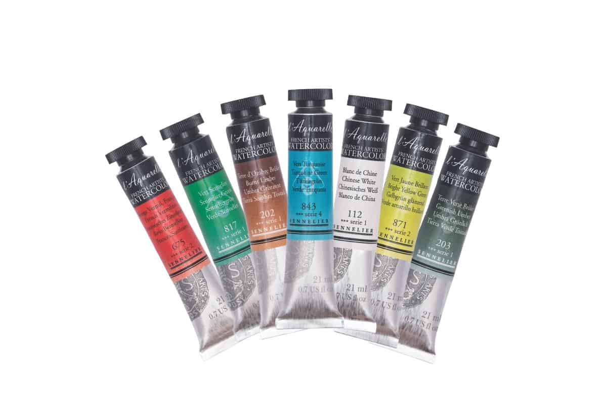 Sennelier Aquarelle French Artists' Watercolor 21 ML (Open Stock)