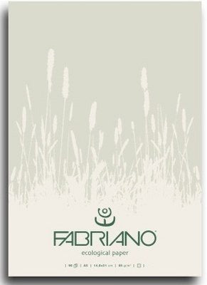 Fabriano Ecological Paper Top Glued Notebook A5 Lined