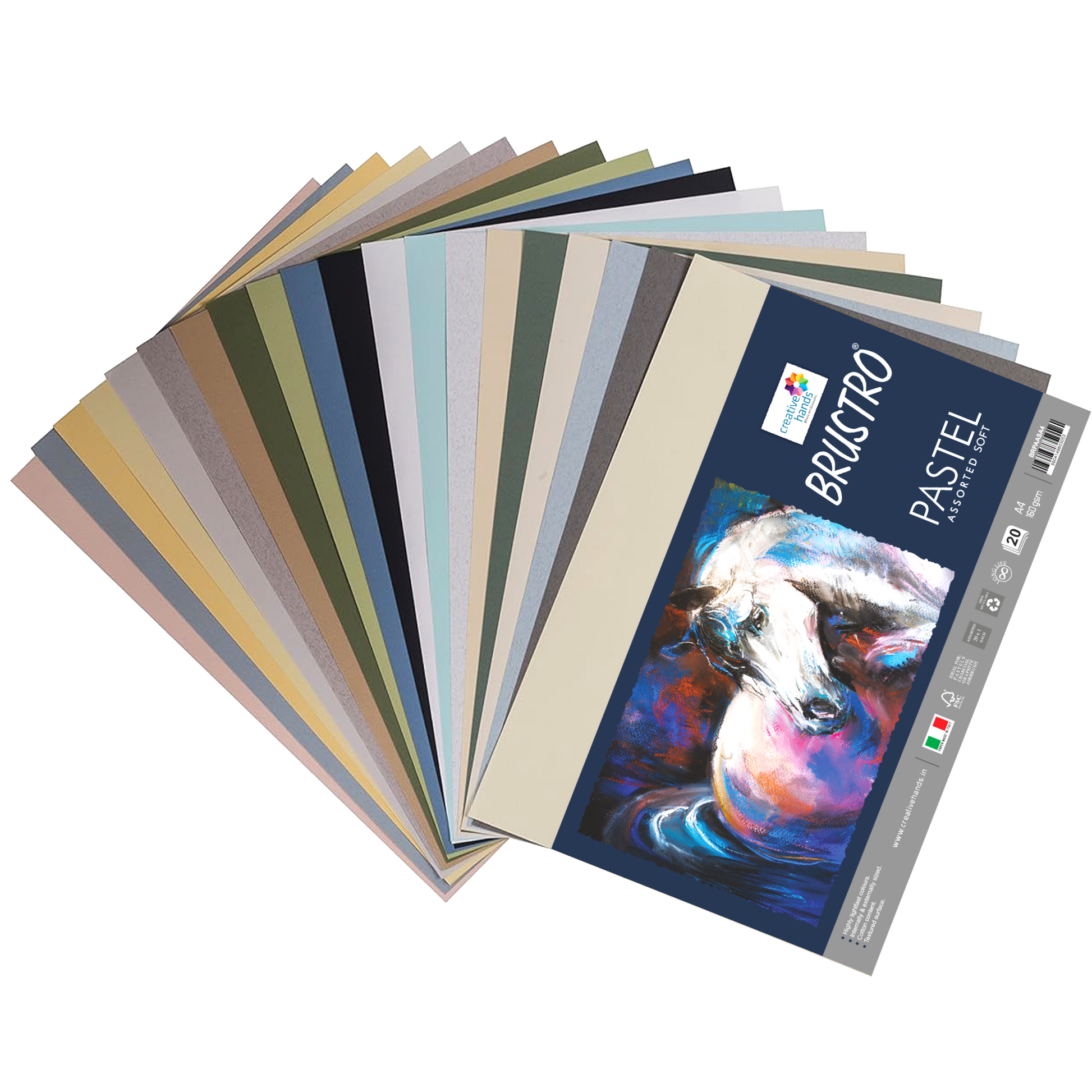 Probeerset pastelpapier - diverse merken - teken- en schildermaterialen Probeerset pastelpapier - diverse merken - teken- en schildermaterialen