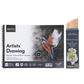 Brustro Drawing Wiro Paper Pad (A4,200 GSM,24 Sheets) With CRETACOLOR Artists Studio Line Pastel Pencil (Set of 8-Nature Collection)|Ideal for Painting,Sketching,Shading,Professionals