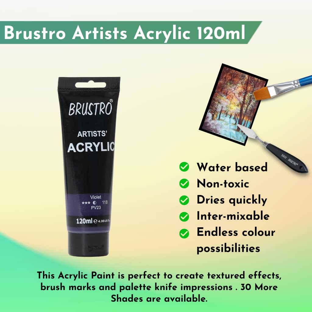 Brustro Arists' Acrylic 120ml Violet