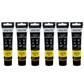 BRUSTRO Artists Acrylic Paint |40ml, Lemon Yellow, Pack Of 6 Tubes|Non-Toxic,Water based,Inter Mixable,Ideal for Painting,Textured Effects on Canvas,Paper,Fine Art Student and Professionals