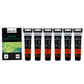 BRUSTRO Artists Acrylic Paint |40ml, Cad Orange Hue, Pack Of 6 Tubes|Non-Toxic,Water based,Inter Mixable,Ideal for Painting,Textured Effects on Canvas,Paper,Fine Art Student and Professionals