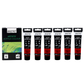 BRUSTRO Artists Acrylic Paint |40ml, Alizarin Crimson, Pack Of 6 Tubes|Non-Toxic,Water based,Inter Mixable,Ideal for Painting,Textured Effects on Canvas,Paper,Fine Art Student and Professionals