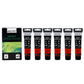 BRUSTRO Artists Acrylic Paint |40ml, Vermillion, Pack Of 6 Tubes|Non-Toxic,Water based,Inter Mixable,Ideal for Painting,Textured Effects on Canvas,Paper,Fine Art Student and Professionals