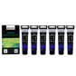 BRUSTRO Artists Acrylic Paint |40ml, Ultramarine, Pack Of 6 Tubes|Non-Toxic,Water based,Inter Mixable,Ideal for Painting,Textured Effects on Canvas,Paper,Fine Art Student and Professionals