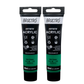 BRUSTRO Artists Acrylic Paint Tube | 40ml, Mid Green (Pack of 2)|Non-Toxic, Water based, Inter Mixable, Ideal for Painting, Textured Effects on Canvas, Paper, Fine Art Student and Professionals