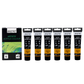 BRUSTRO Artists Acrylic Paint |40ml, Yellow Ochre, Pack Of 6 Tubes|Non-Toxic,Water based,Inter Mixable,Ideal for Painting,Textured Effects on Canvas,Paper,Fine Art Student and Professionals