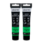 BRUSTRO Artists Acrylic Paint Tube | 40ml, Fluorescent Green (Pack of 2)|Non-Toxic,Water based,Inter Mixable,Ideal for Painting,Textured Effects on Canvas,Paper,Fine Art Student and Professionals