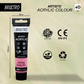 BRUSTRO Artists Acrylic Paint Tube | 40ml, Bubblegum | Pastel Tone|Non-Toxic, Water based, Inter Mixable, Ideal for Painting, Textured Effects on Canvas, Paper, Fine Art Student and Professionals